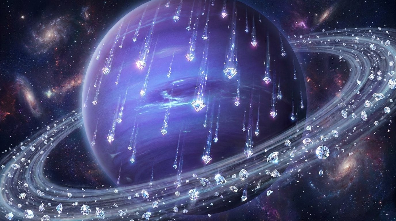 Diamantes en el espacio